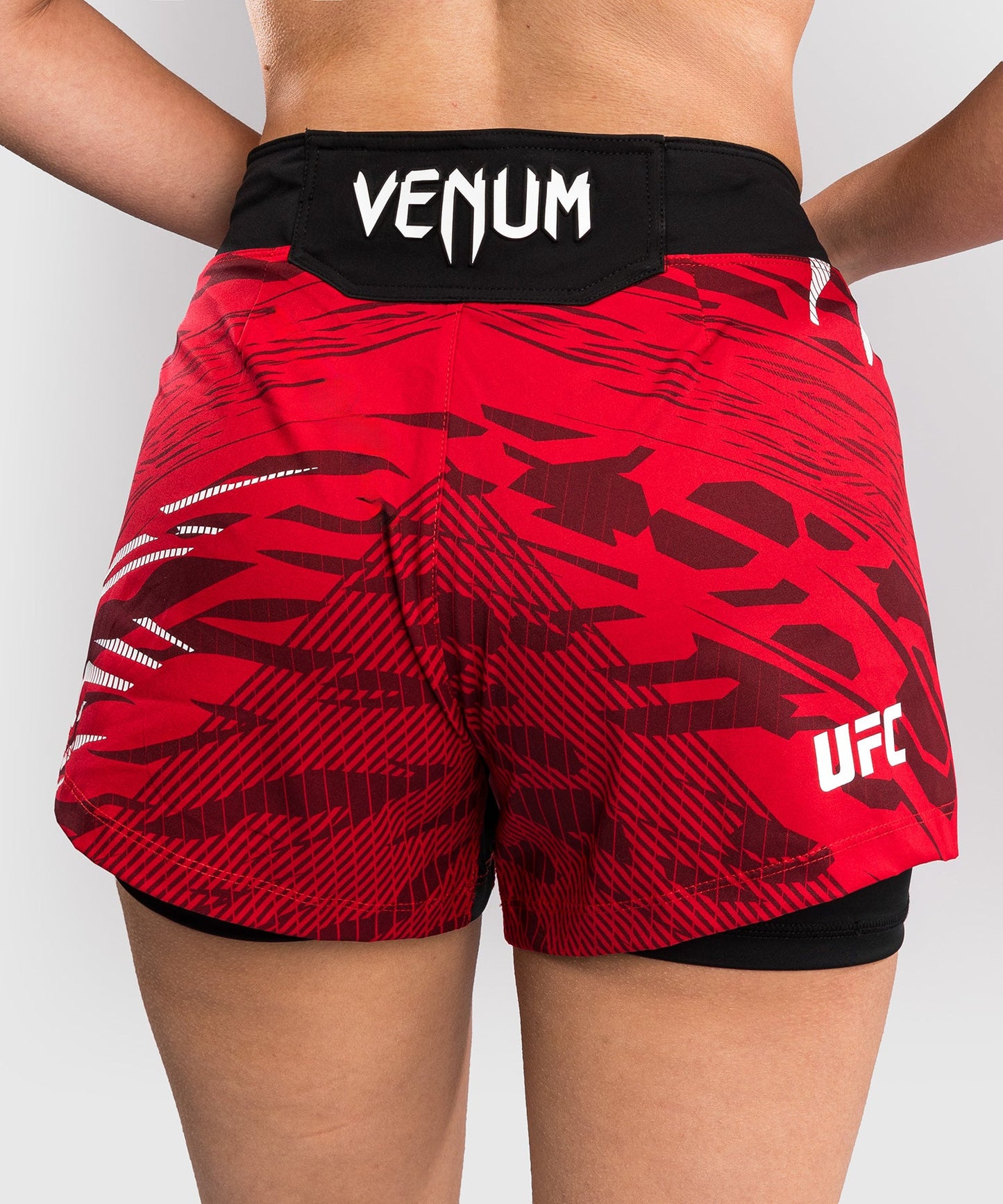 Women's UFC Fusion by Venum Authentic Fight Night Shorts - Red