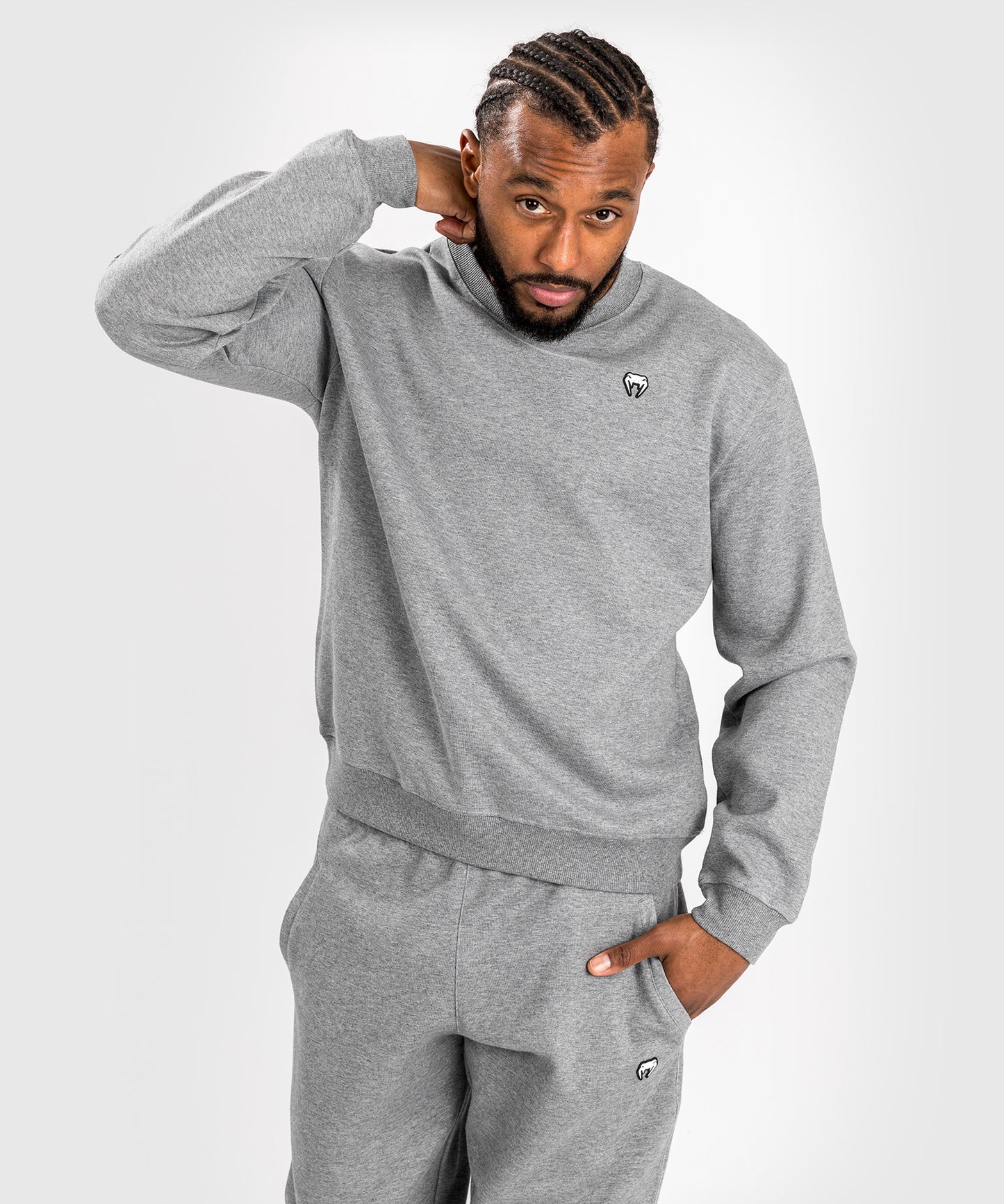 Sweatshirt Venum Silent Power Lite - Gris Clair Chiné