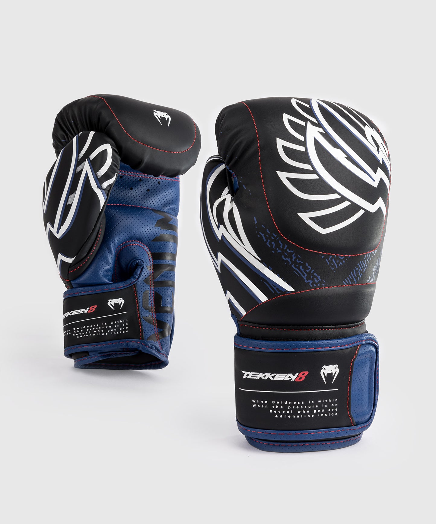 Venum x Tekken 8 Boxing Gloves - Jin Kazama - Blue/Black/White