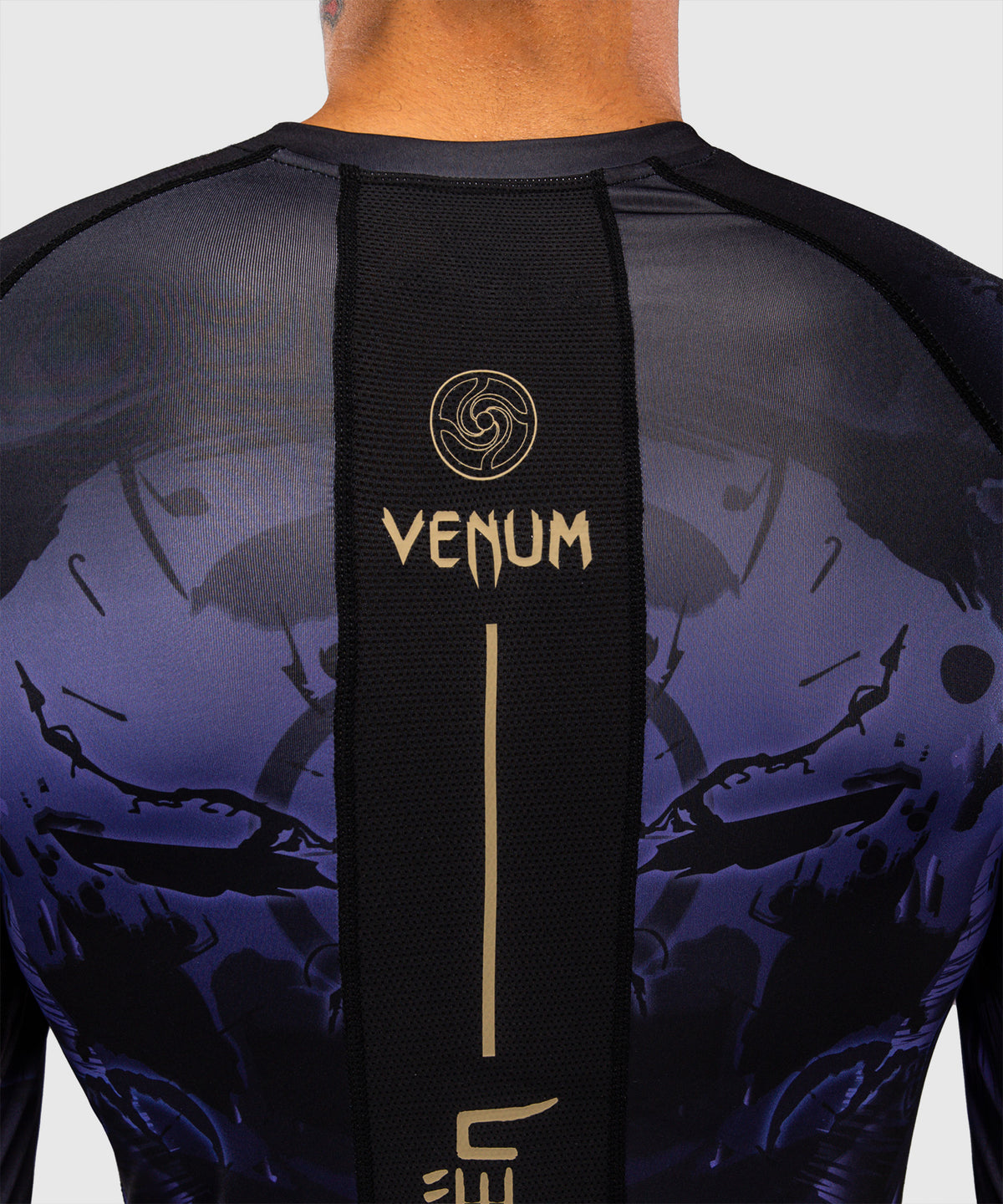 Rashguard à Manches Longues Gojo Jujutsu Kaisen x Venum – Violet