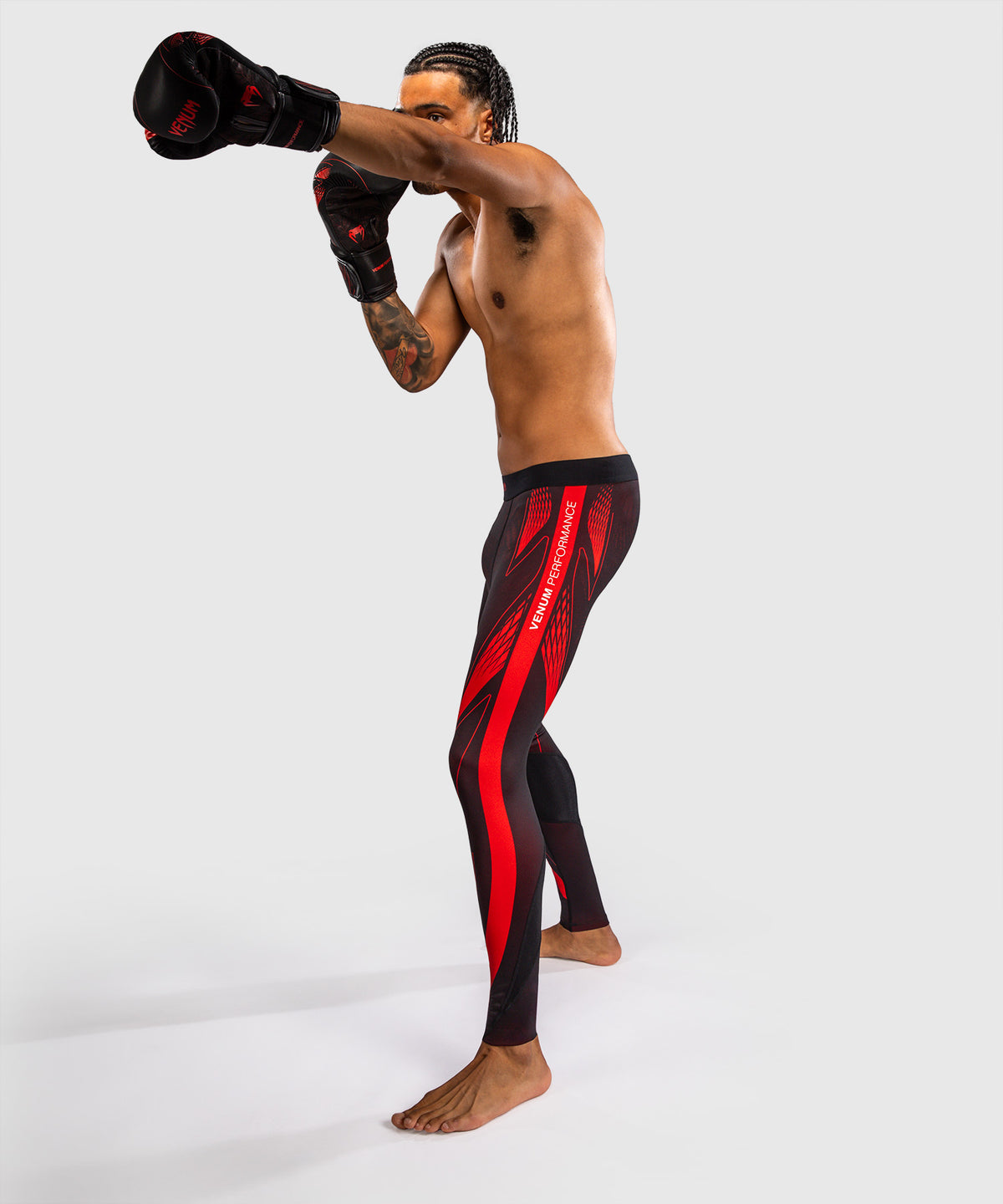 Venum Amazonia Reborn Pantalón de compresión - Negro/Rojo