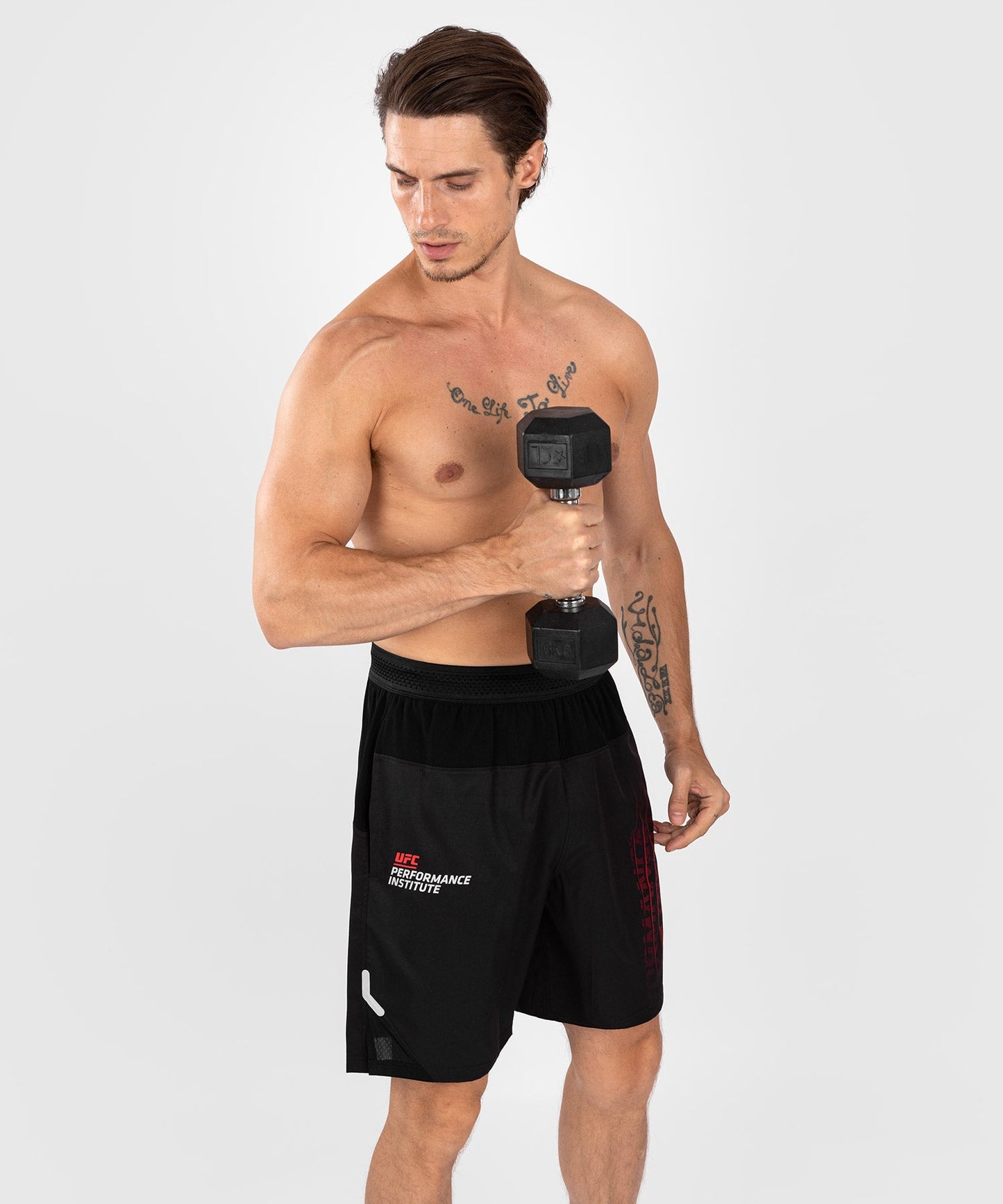 Men's UFC Venum Performance Institute 2.0 Short - Black/Red