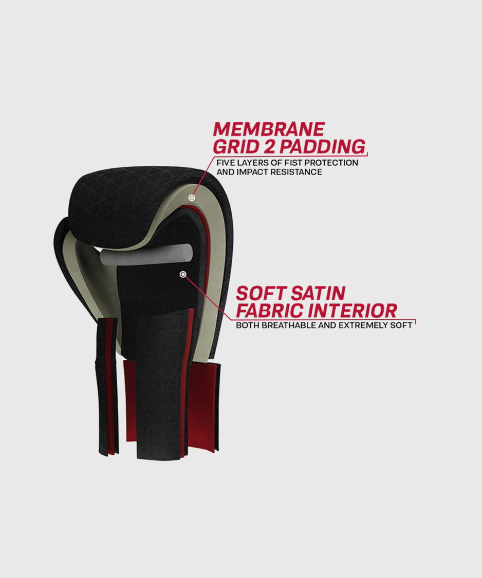 F4 Rdx Boxing Gloves - Grey/Black