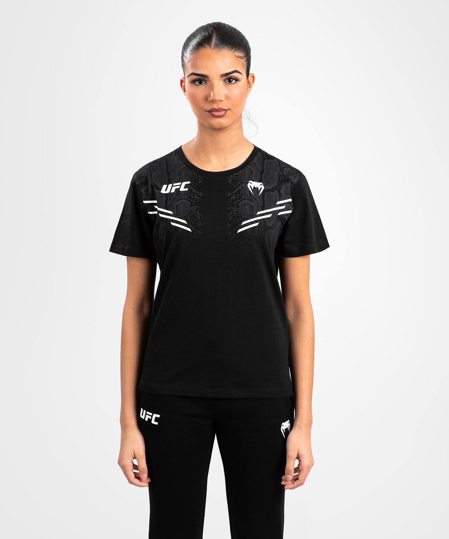 T-shirt à manches courtes pour Femmes UFC Adrenaline by Venum Replica - Noir