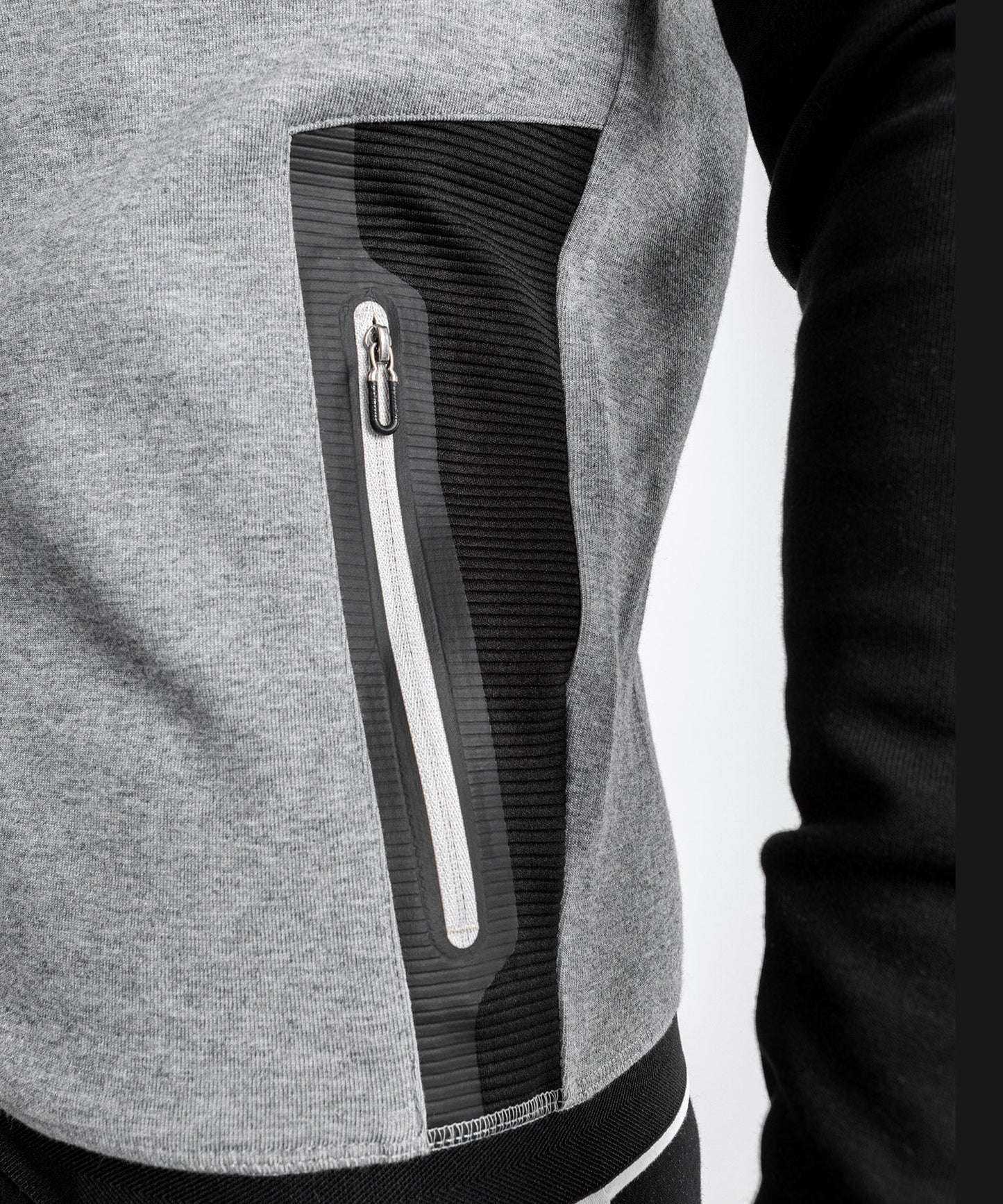 Venum Laser Evo 2.0 Hooded Sweatshirt - Black/Grey