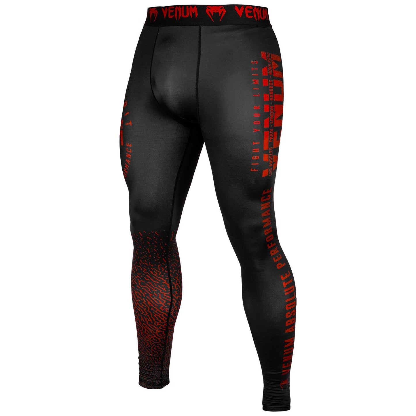 Venum Signature Compression Pants - Black/Red