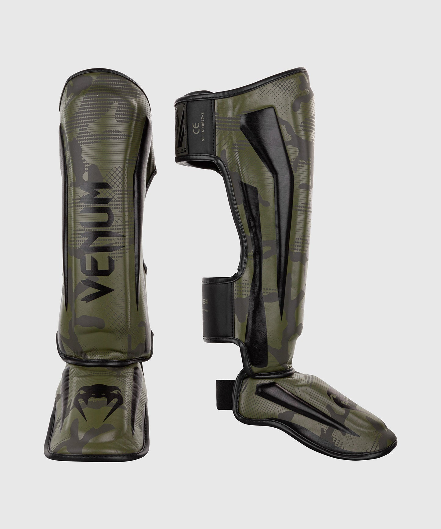 Protège-tibias Venum Elite – Kaki Camo