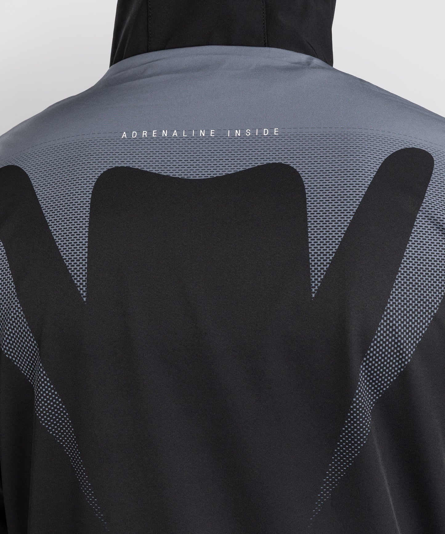 Veste de Survêtement Venum Adrenaline – Noir/Gris Argenté