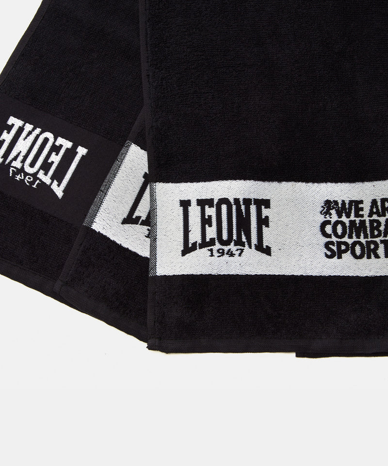 Leone 1947 Toalla de Entrenamiento - Negro