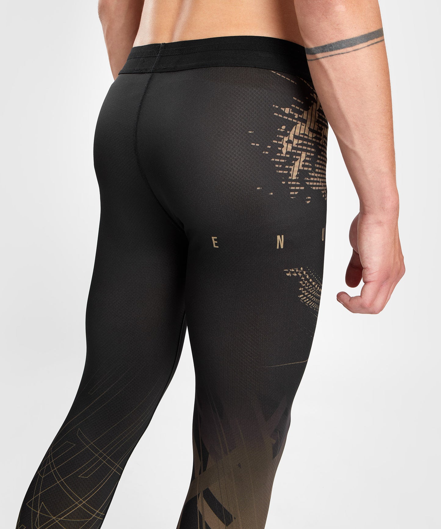 Venum Gorilla Jungle Spats - Black/Sand