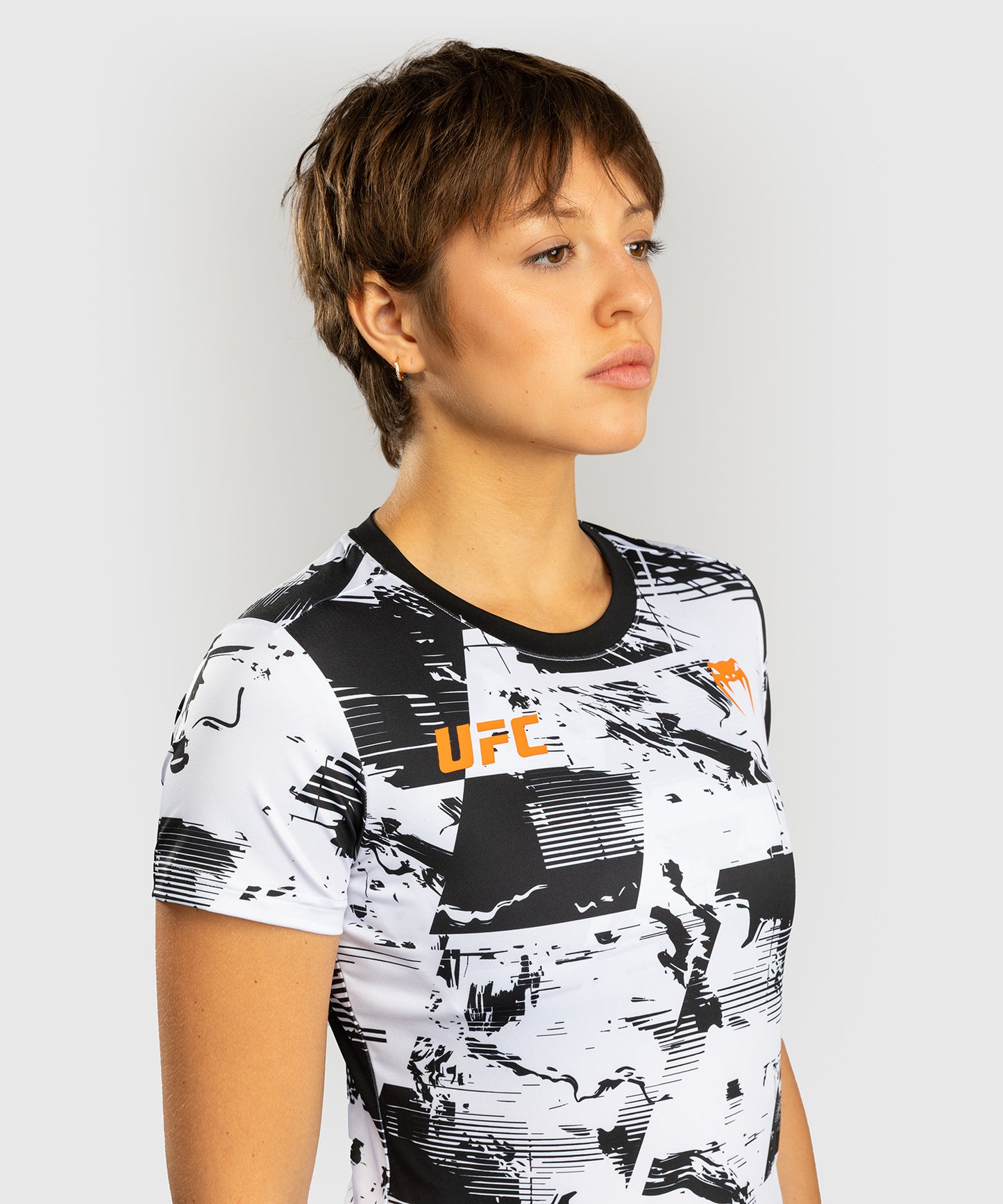 T-shirt manches courtes Performance Femme UFC Zenith by Venum Authentic Fight Week - Blanc