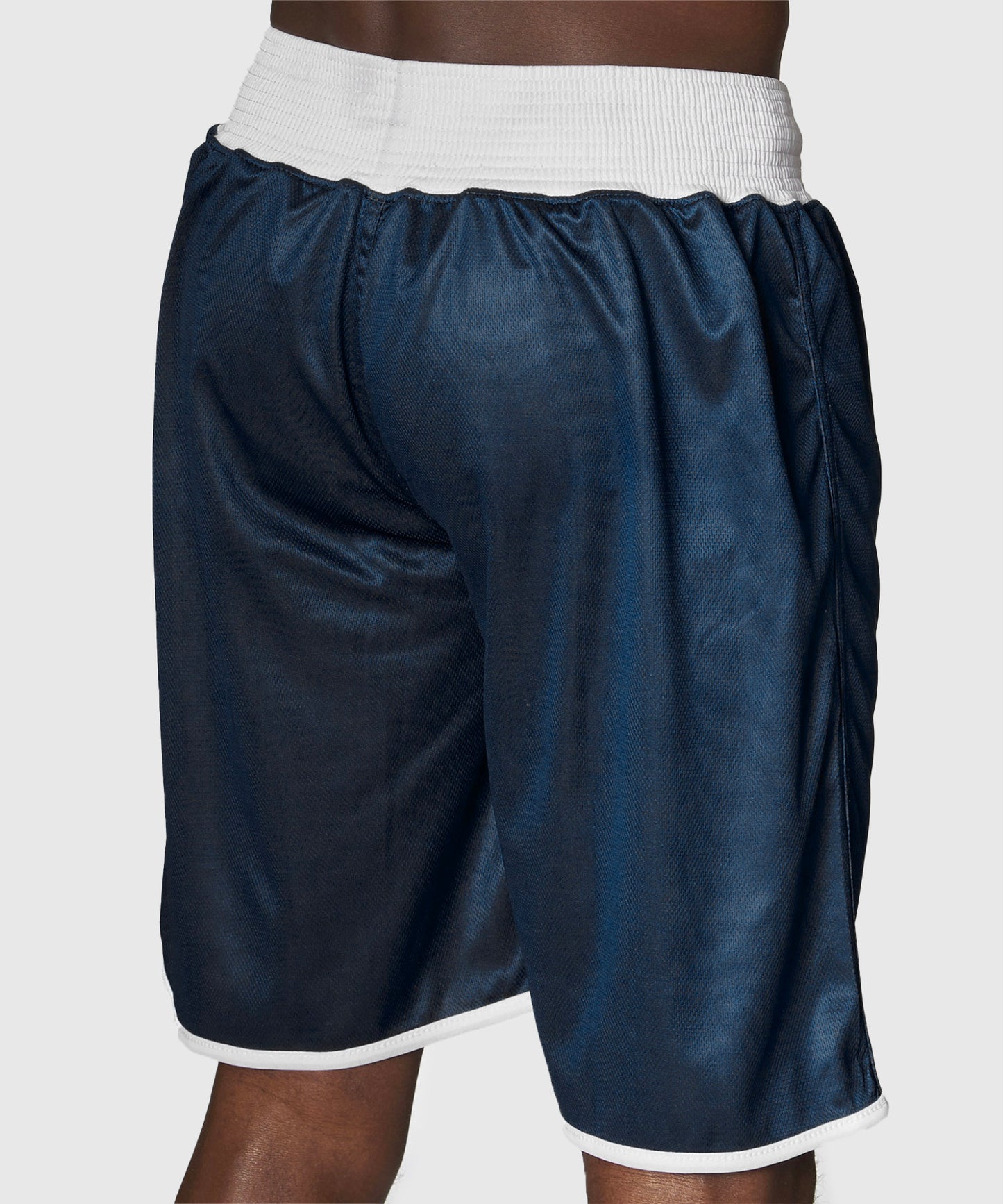 Leone Pantalones Cortos de Boxeo Reversible - Azul/Rojo