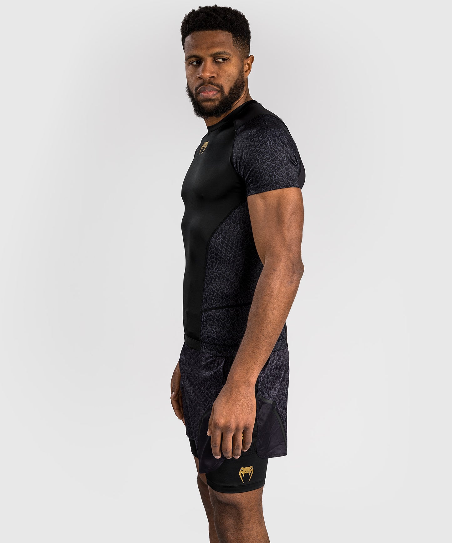 Venum x Assassin's Creed Shadows Short Sleeve Rashguards - Black