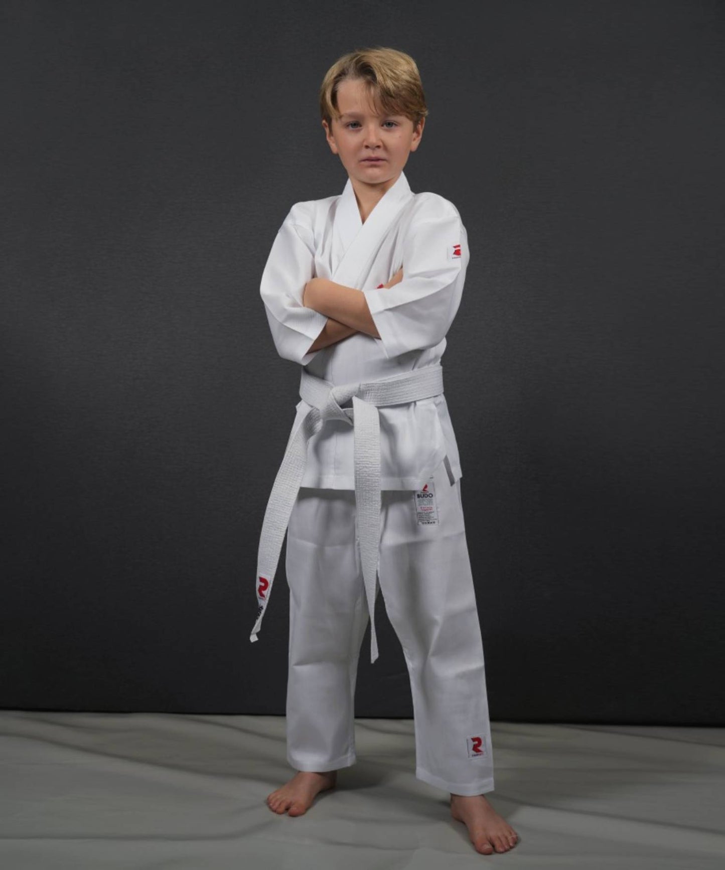 Kimono de Karaté Entraînement Fight Art Budo - Pour Enfant - Blanc