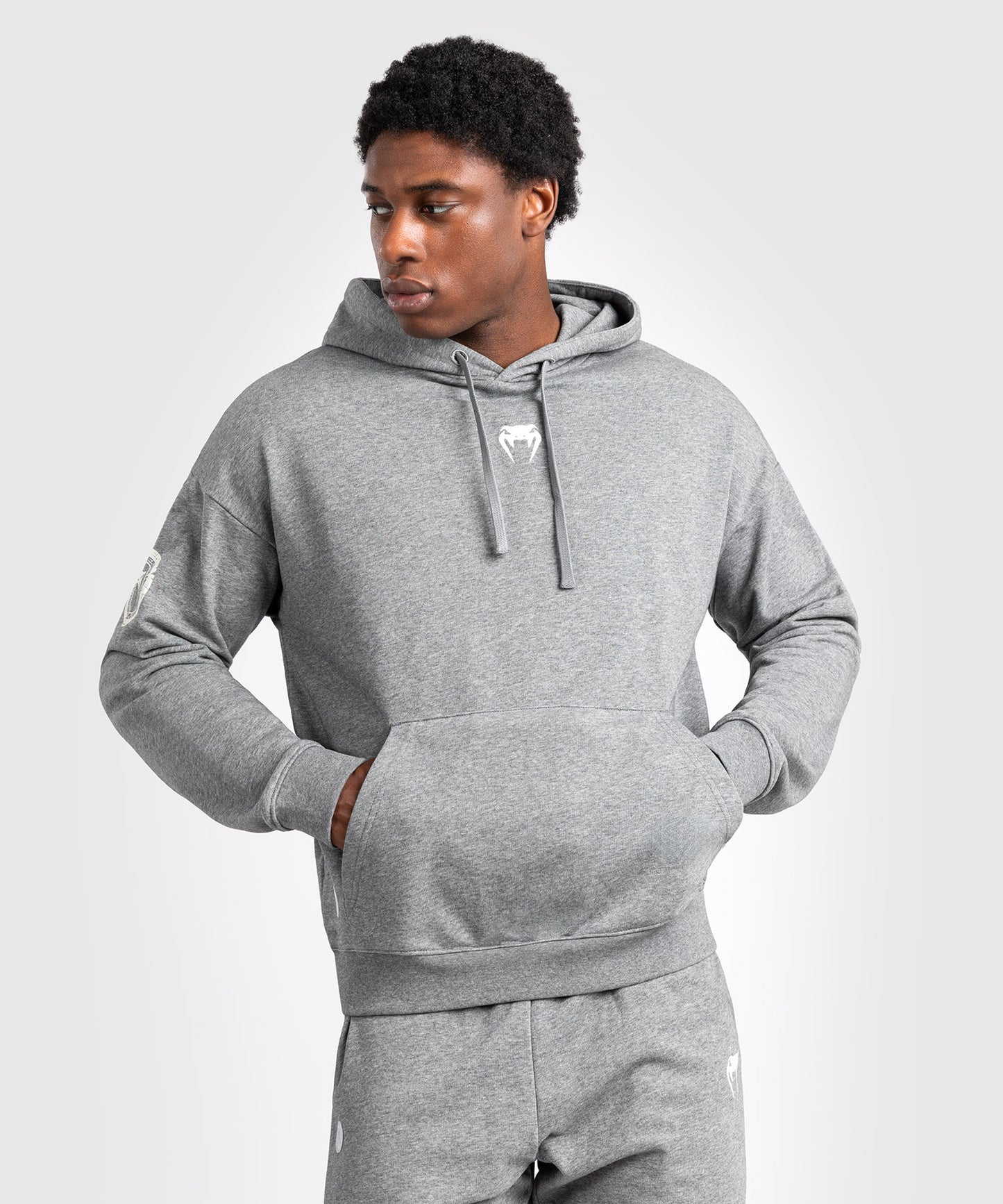 Venum Vortex XL Lite Sudadera Con Capucha para Hombre - Gris Jaspeado Claro