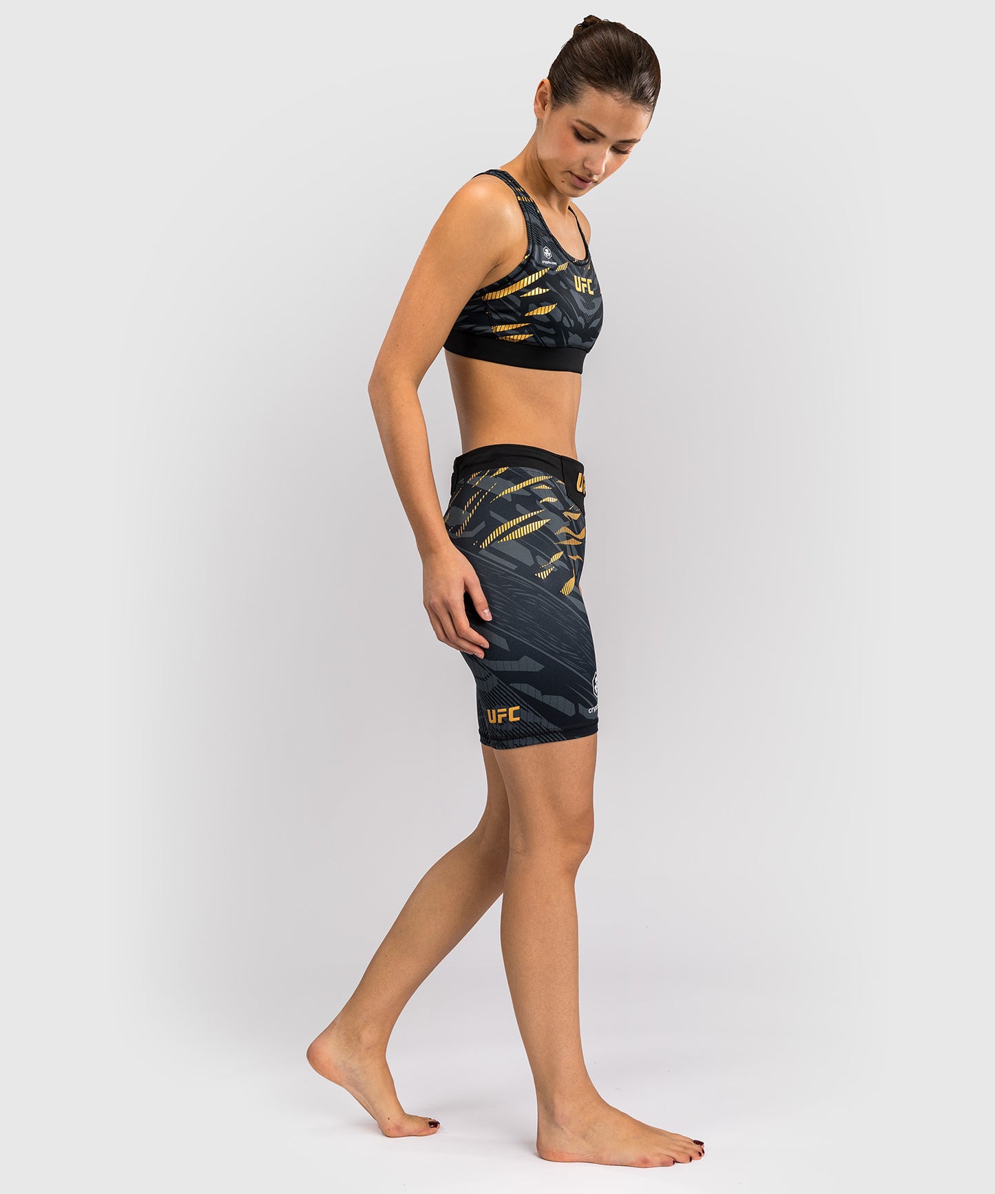 Shorts Vale Tudo pour Femmes UFC Fusion by Venum Authentic Fight Night - Coupe Longue - Champion