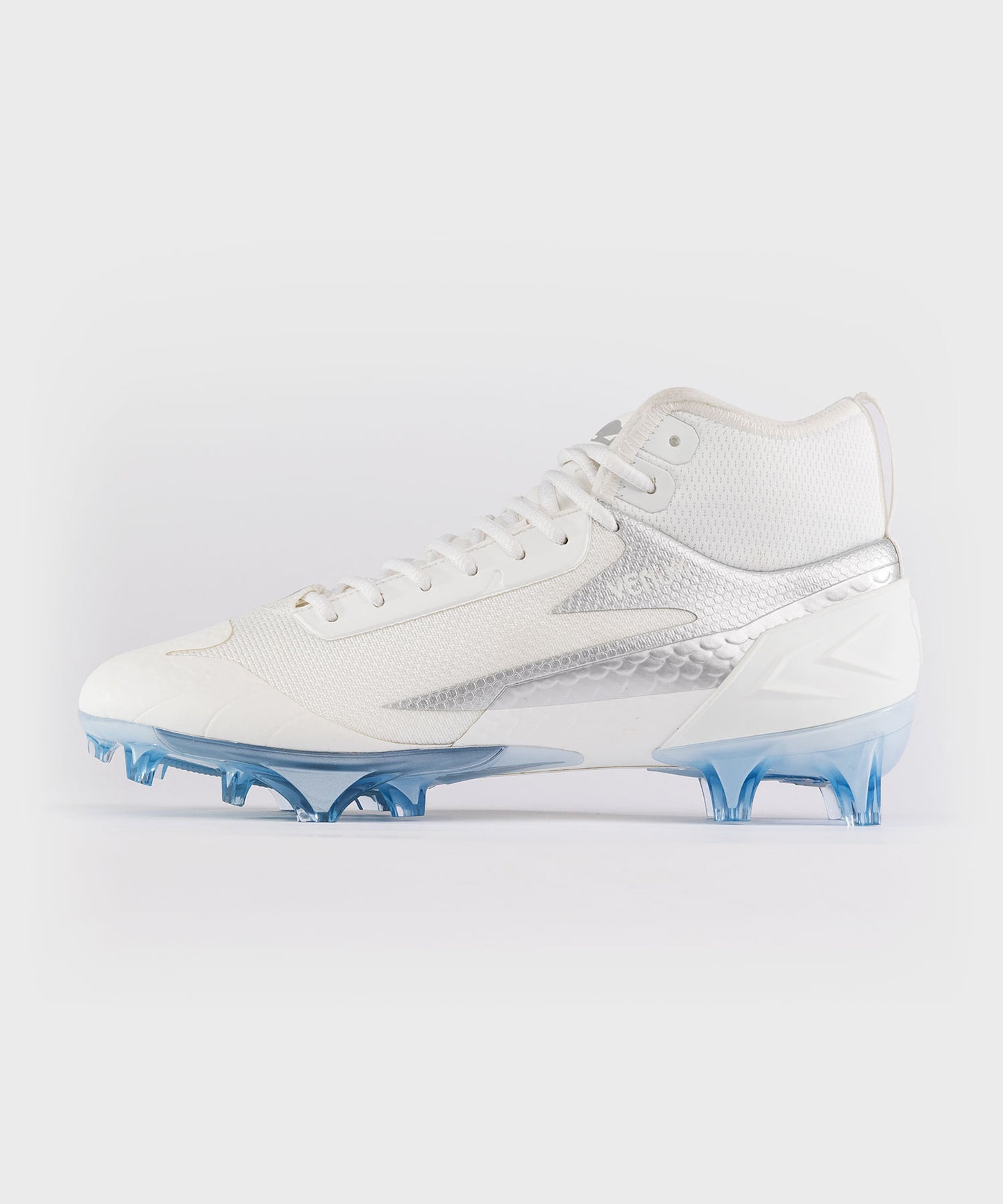 Venum Elite American-Football-Stollen - Weiß/Silber