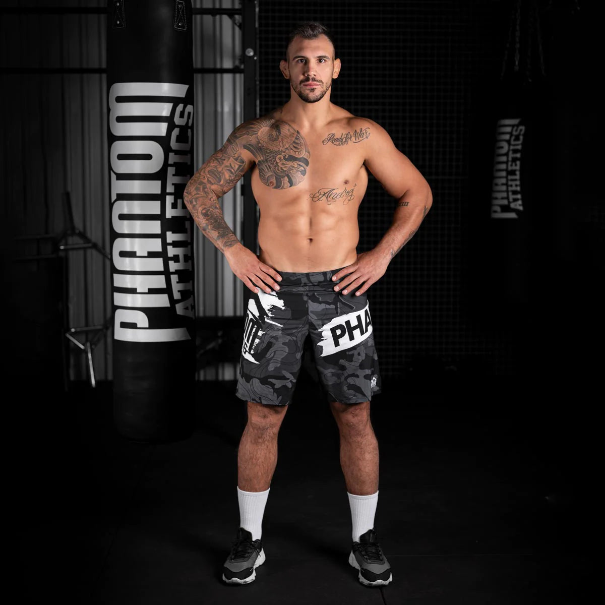 Fightshort Phantom Athletics Flex Urban - Noir
