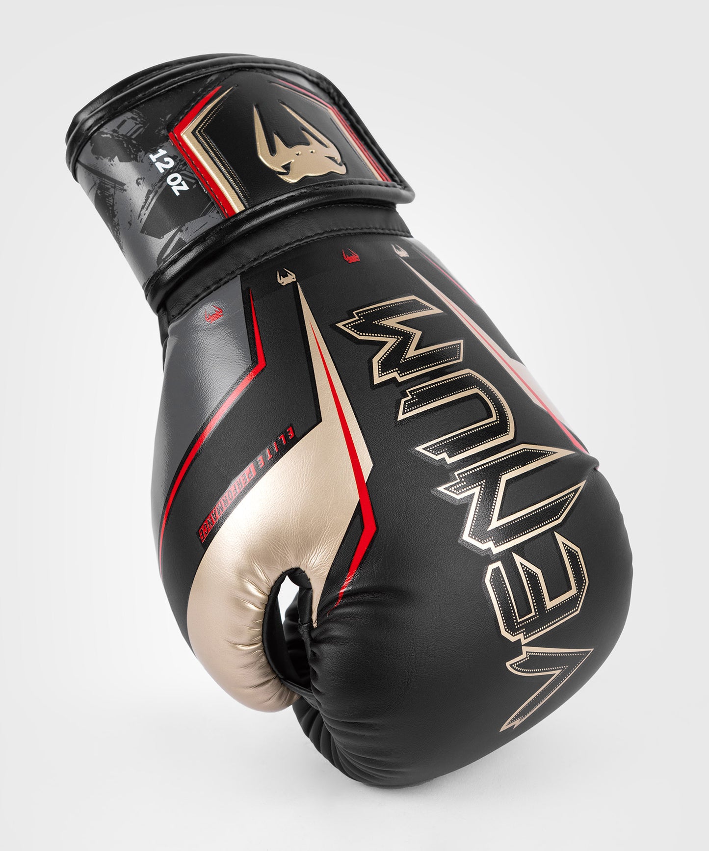 Gants de Boxe Venum Elite Evo - Noir/Or/Rouge