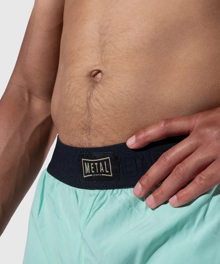 Metal Boxe Deep Waters 2-in-1 Fight Shorts - Green