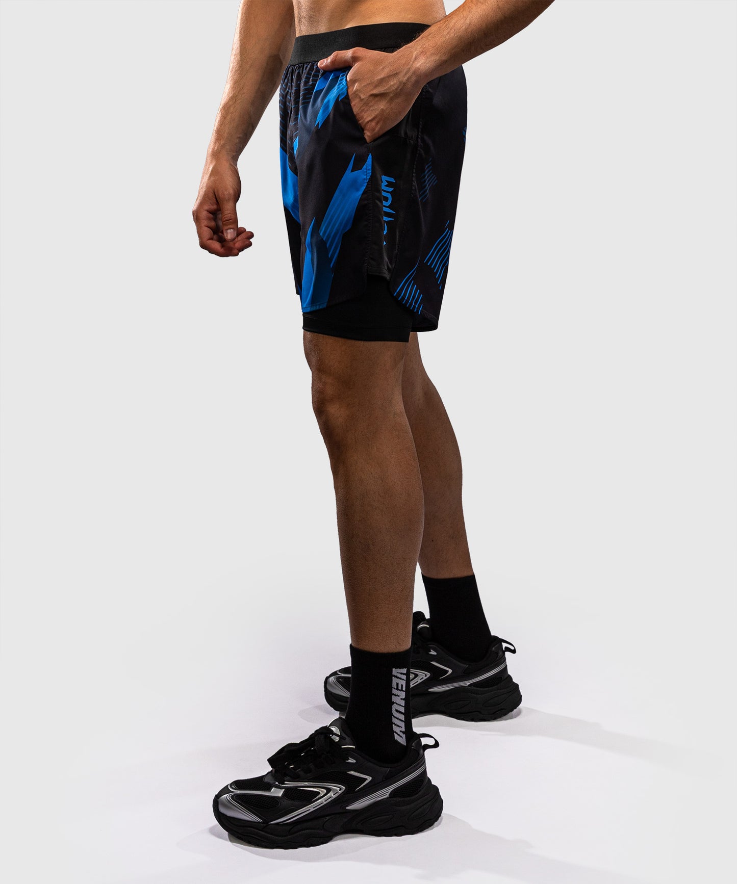 Venum No-Gi 6.0 Trainingsshorts - Schwarz/Blau