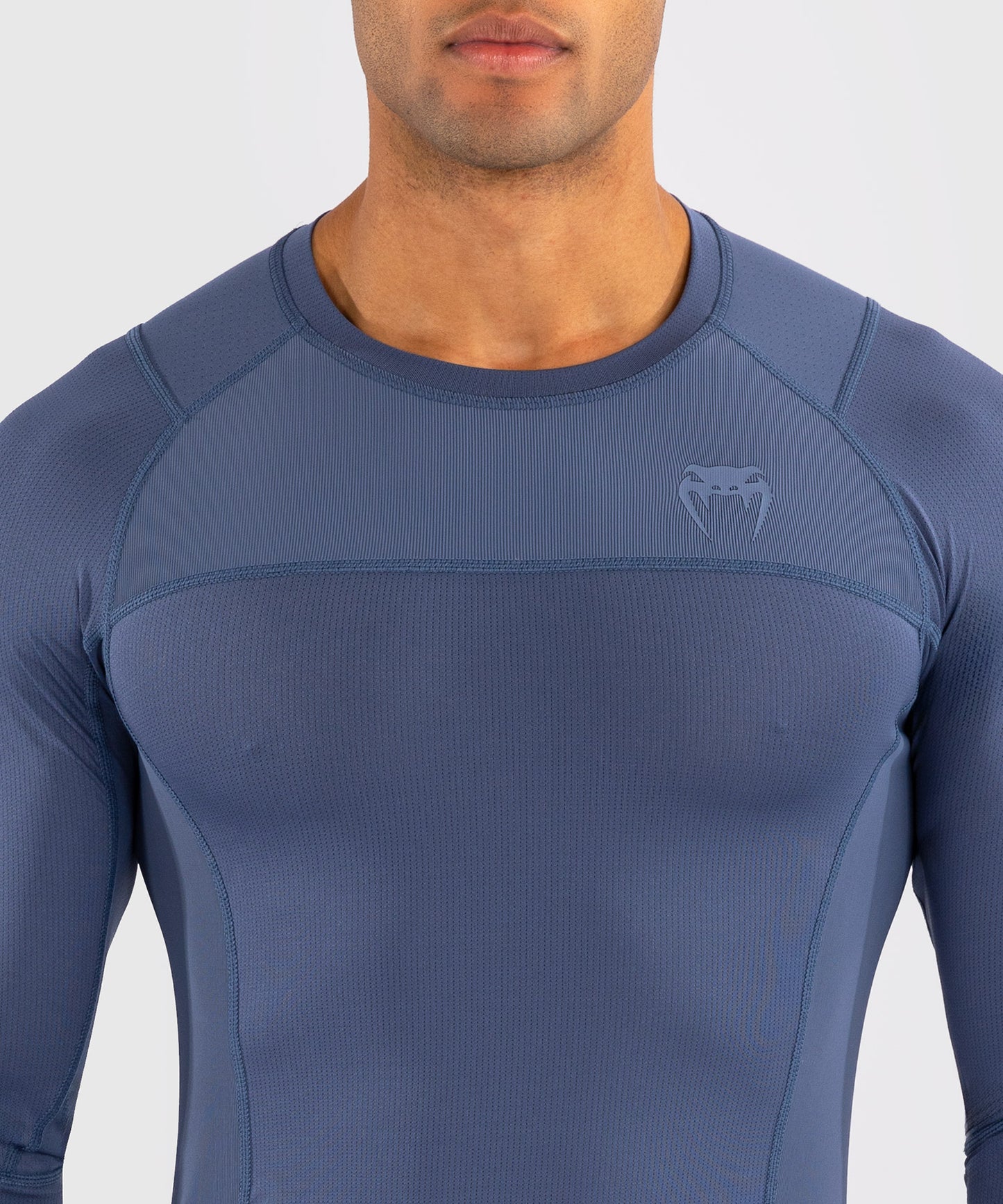 Venum G-Fit Air Langarm-Rashguard für Männer - Nebelblau
