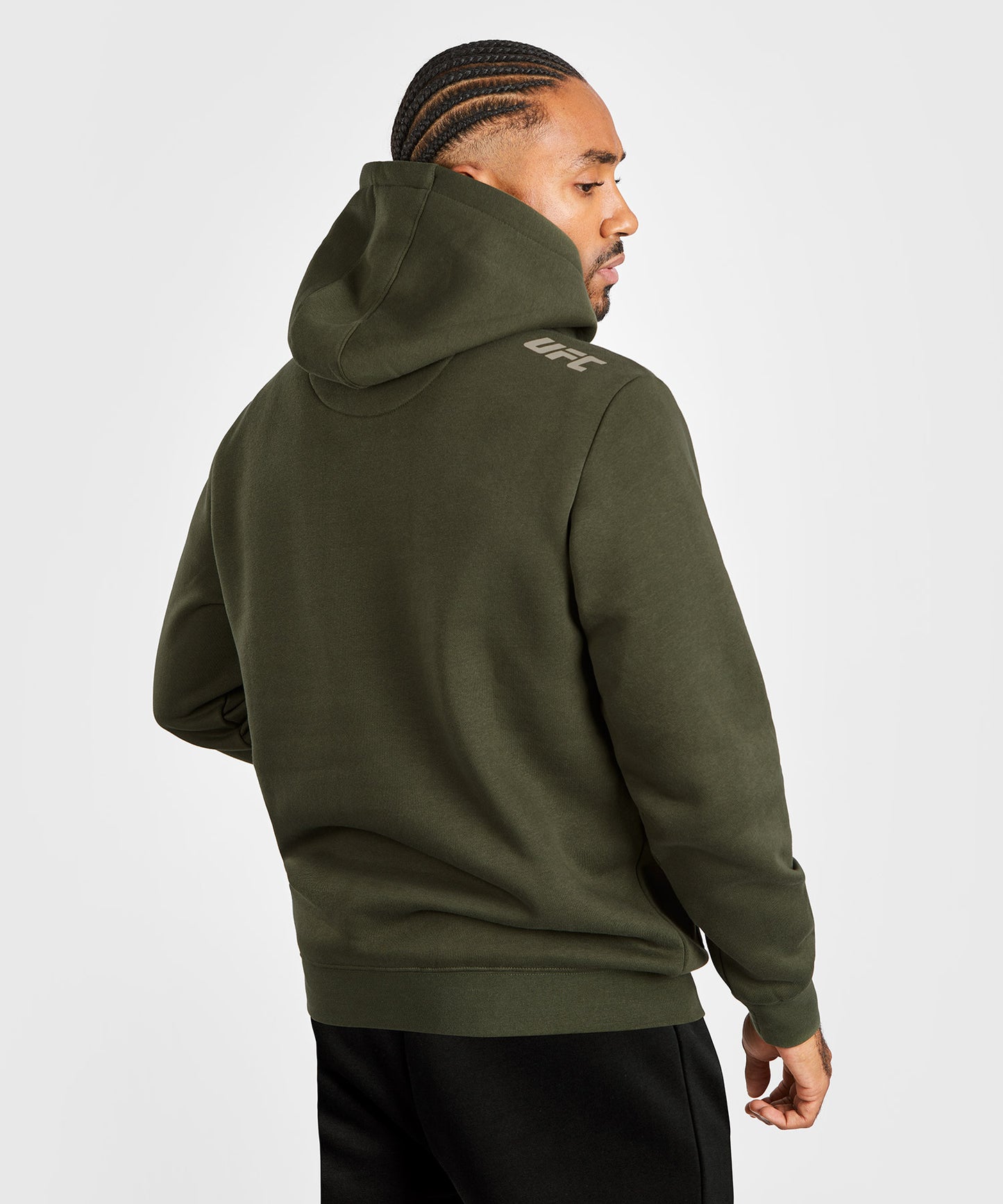 Sweatshirt à capuche pour Hommes UFC Adrenaline by Venum Fight Week - Kaki