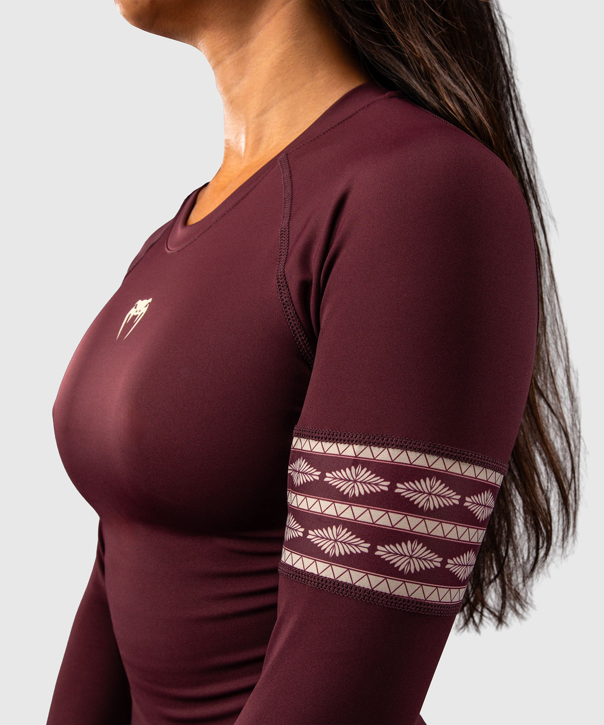 Rashguard à Manches Longues Venum Talisman - Prune