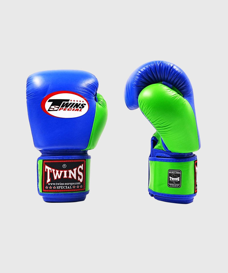 Gants De Boxe Twins Bgvl3 Air - Bleu/Vert