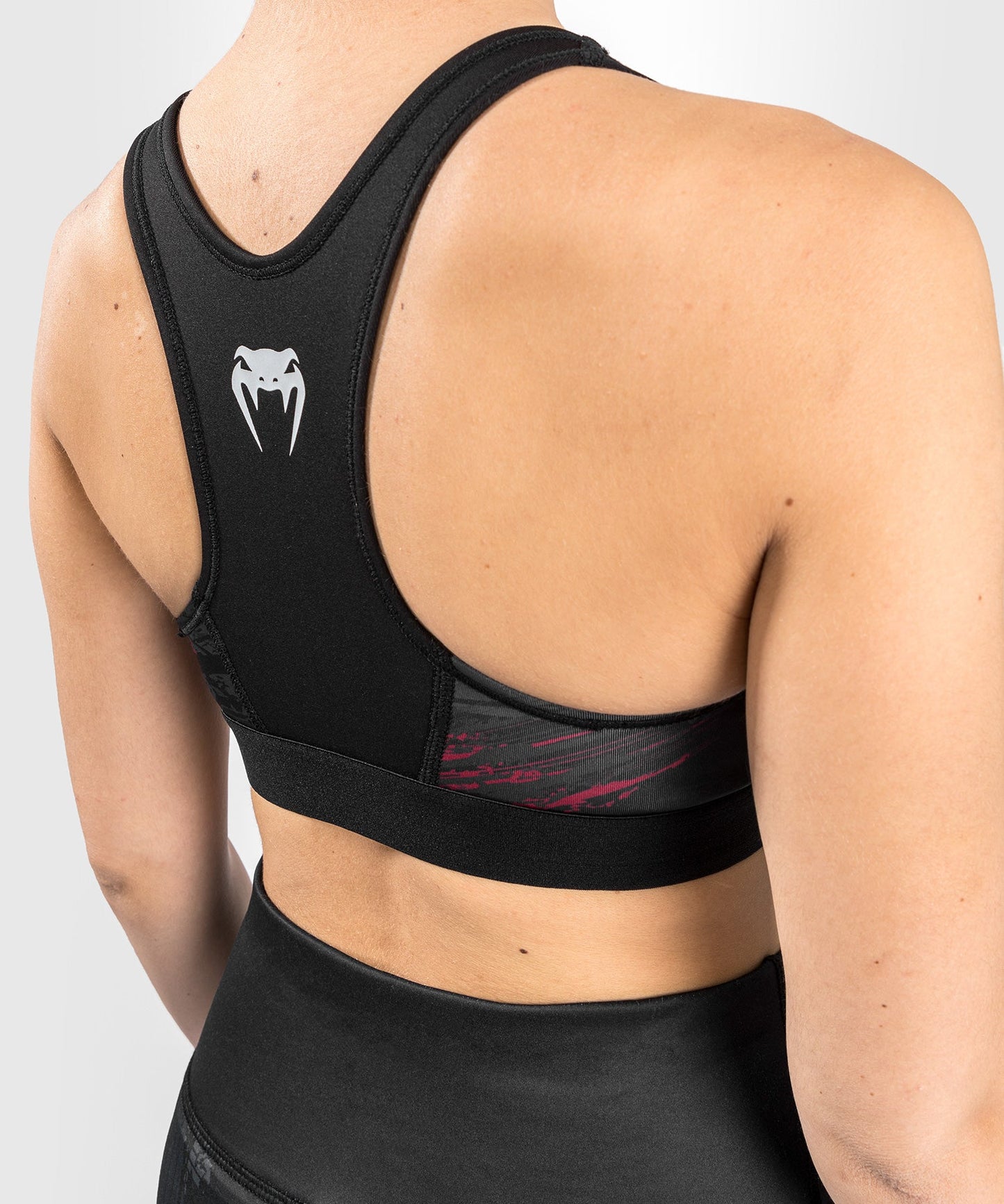 Women's UFC Venum Authentic Fight Week 2.0 Sports Bra - Black/Red