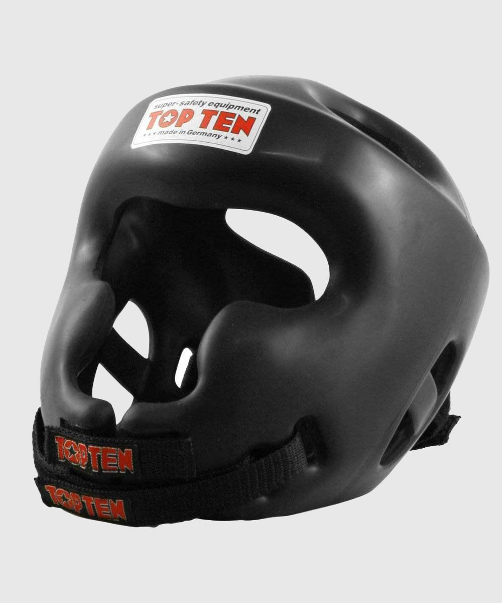 Top Ten Full Protection Helmet - Black