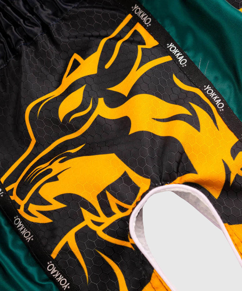 Yokkao Original Oro Muay Thai Shorts - Green