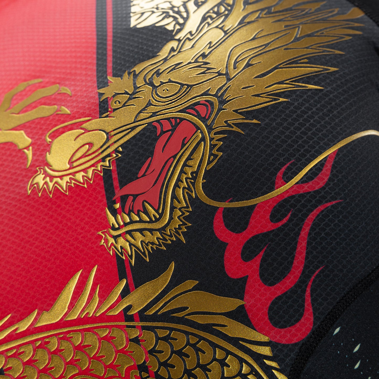 Rashguard Venum x Tekken 8 - Marshall Law - Black/Red/Gold