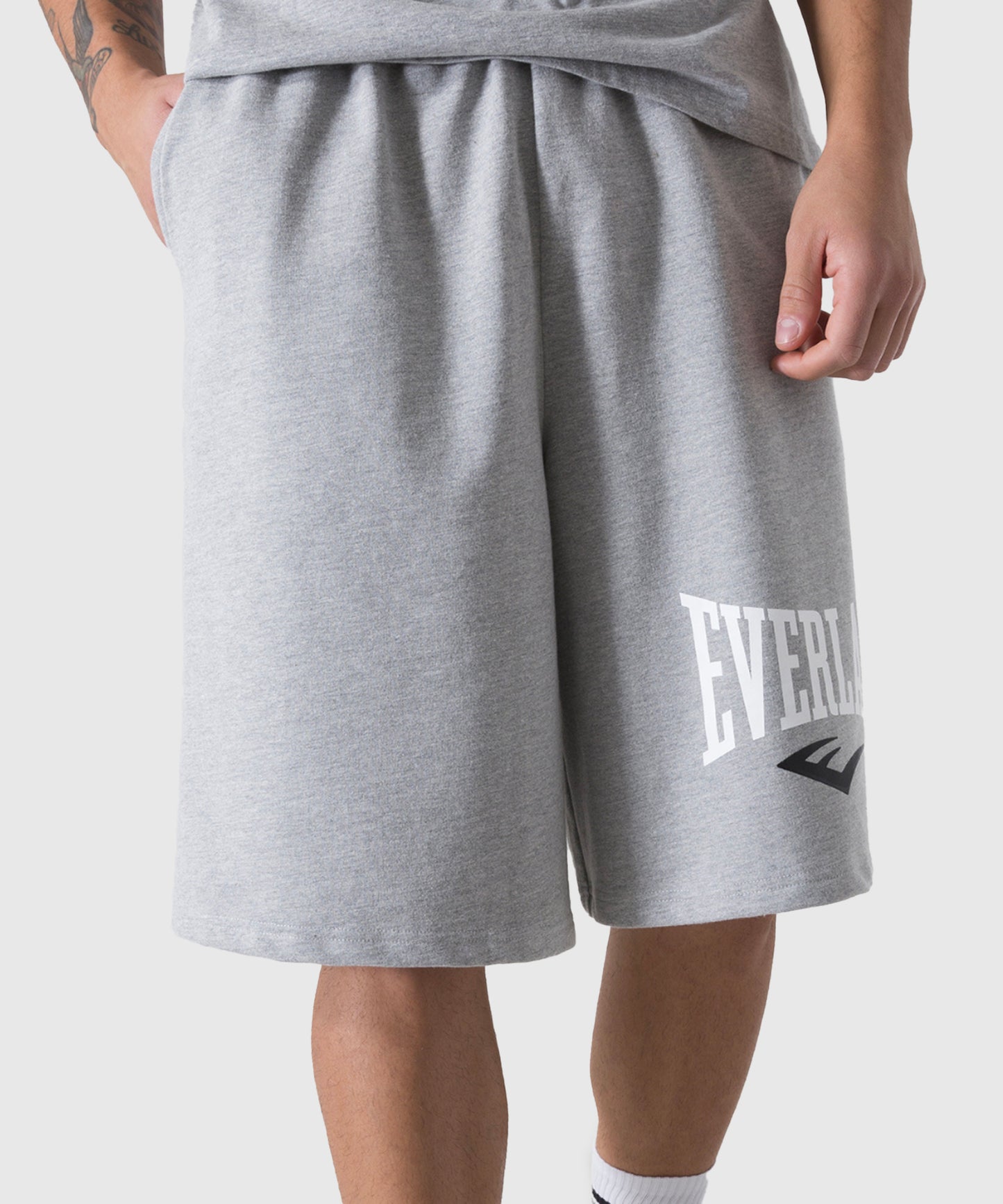 Everlast Classic Shorts aus Baumwolle - Grau meliert