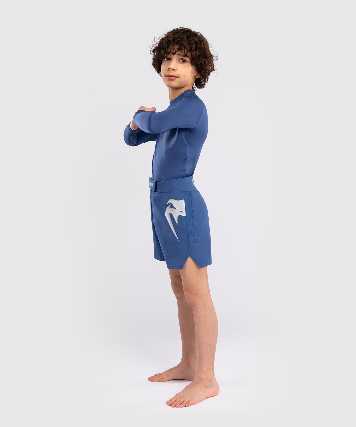 Venum Light Kids Fight Shorts - Royal Blue