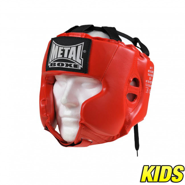 Casque Multiboxe Enfant Metal Boxe - Rouge