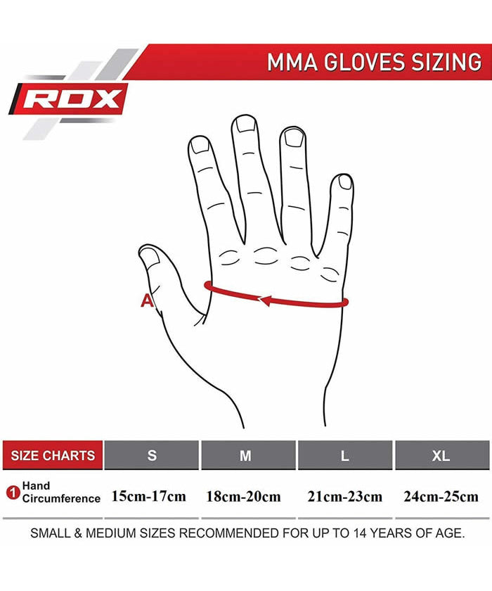 RDX Sports T6 MMA Sparring Gloves - Red