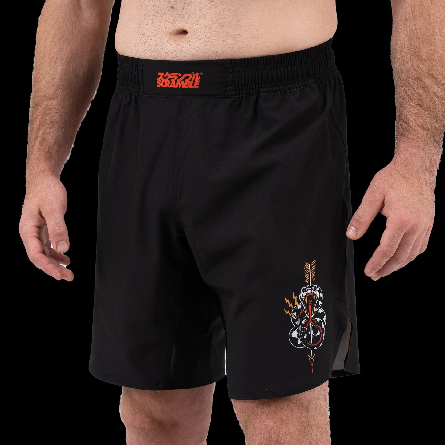 Fightshort Scramble Scramble Or Dead - Schwarz