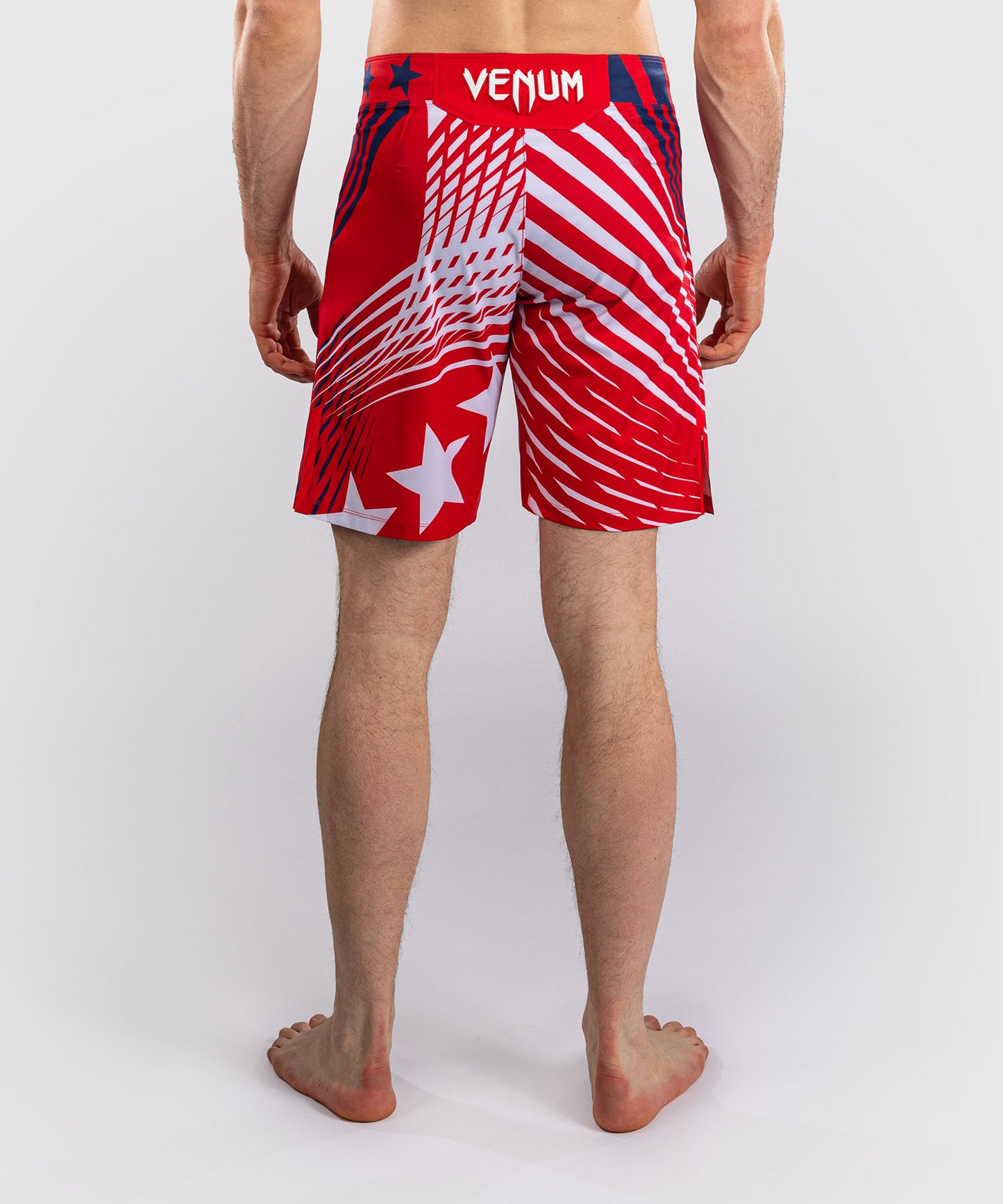 Official UFC Freedom 250 by Venum Authentic Fight Night Pantaloncini da combattimento taglio corto da uomo - Rosso