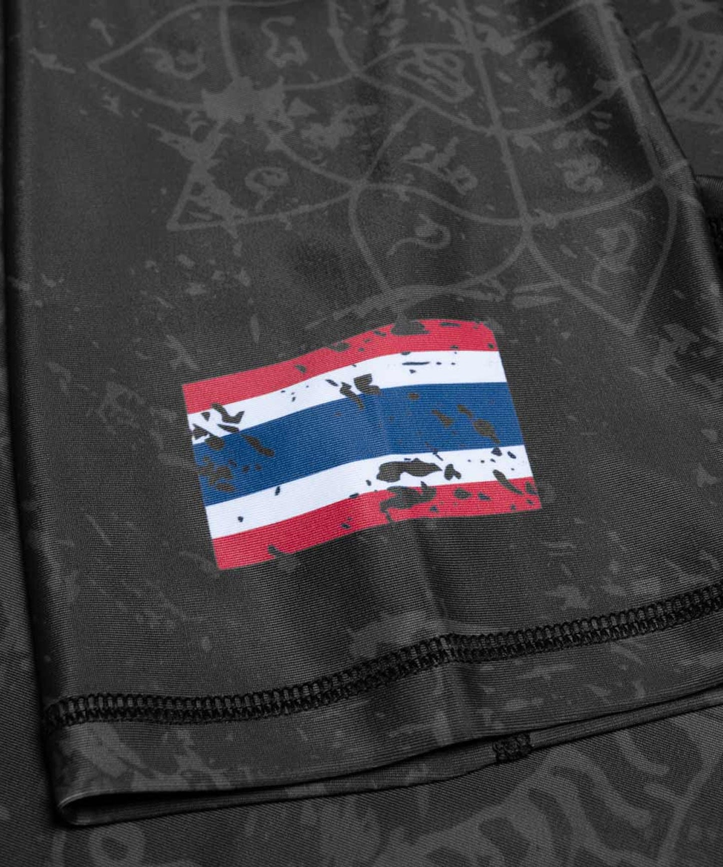 Rashguard Phantom Athletics Muay Thai - Schwarz