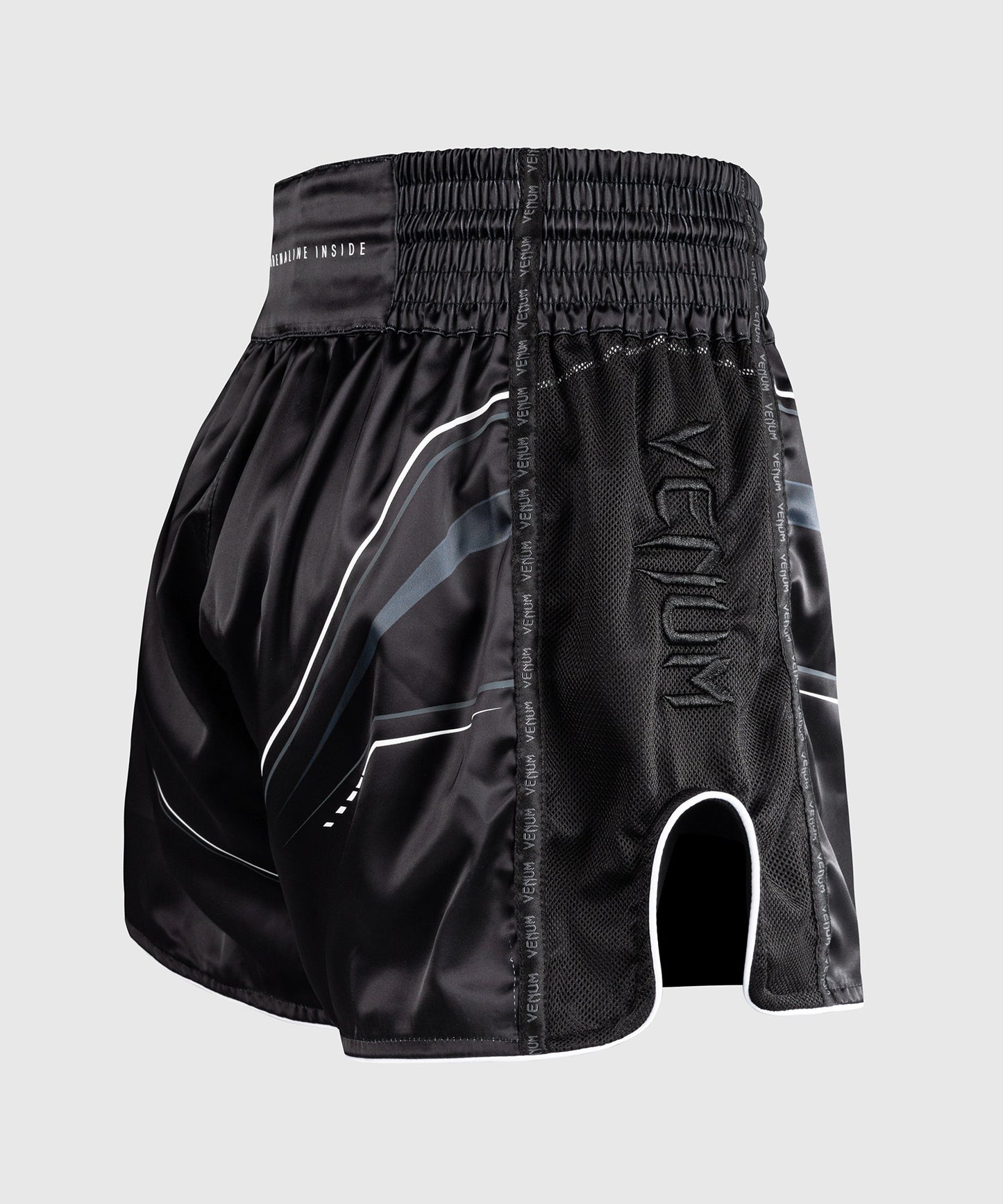 Venum Streamline Short de Muay Thai – Negro/Blanco