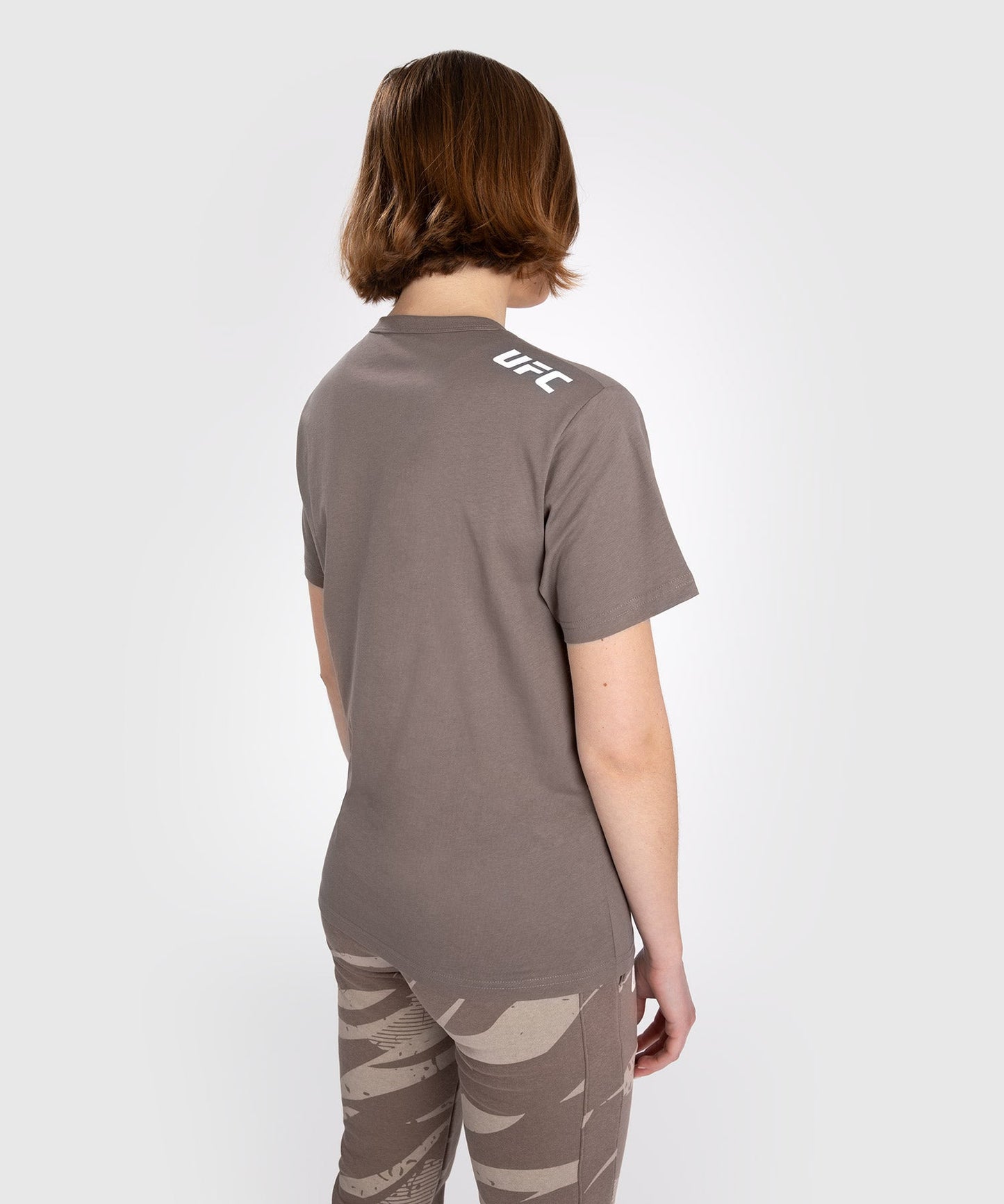 T-Shirt en Coton À Manches Courtes pour Femmes UFC Adrenaline by Venum Fight Week - Bronze