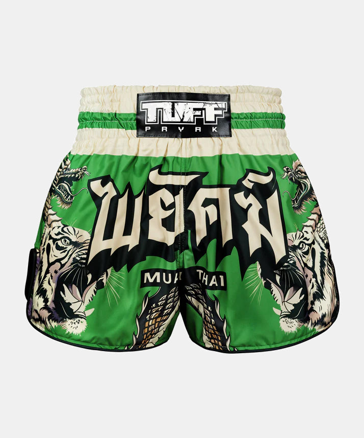 Tuff Payak Claws Of Glory Muay Thai Shorts - Grün