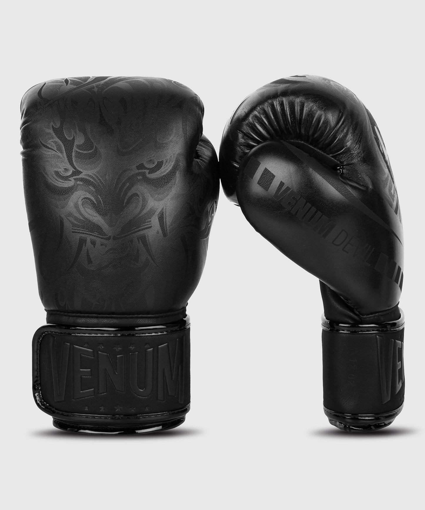 Venum Devil Boxing Gloves - Black/Black