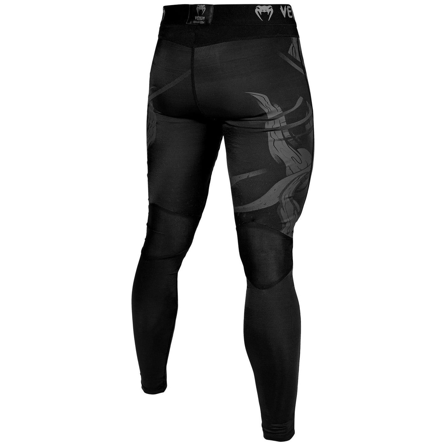Venum Devil Compression Pants - Black/Black
