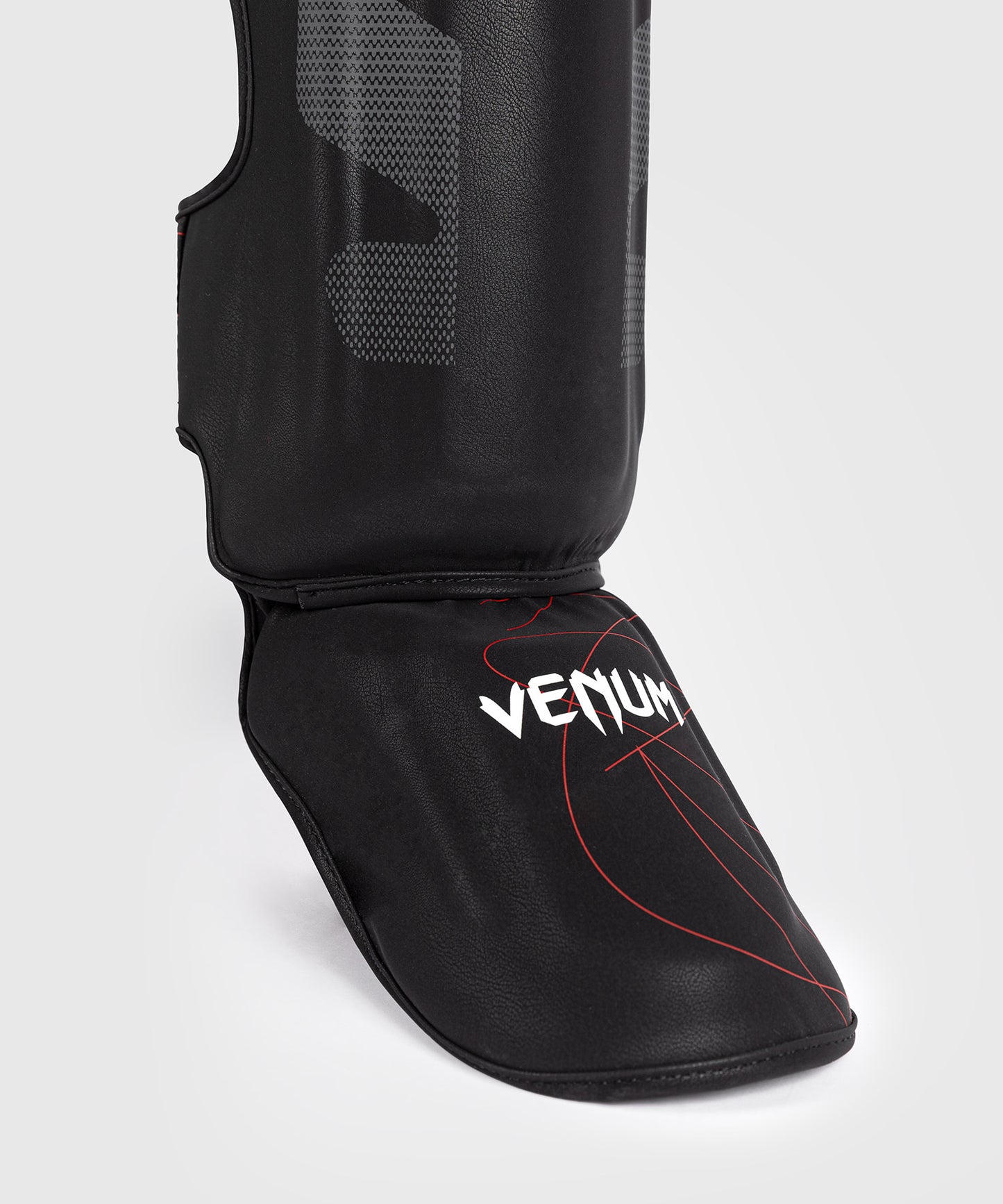 Venum Tactical XT Schienbeinschoner - Schwarz/Feuerrot