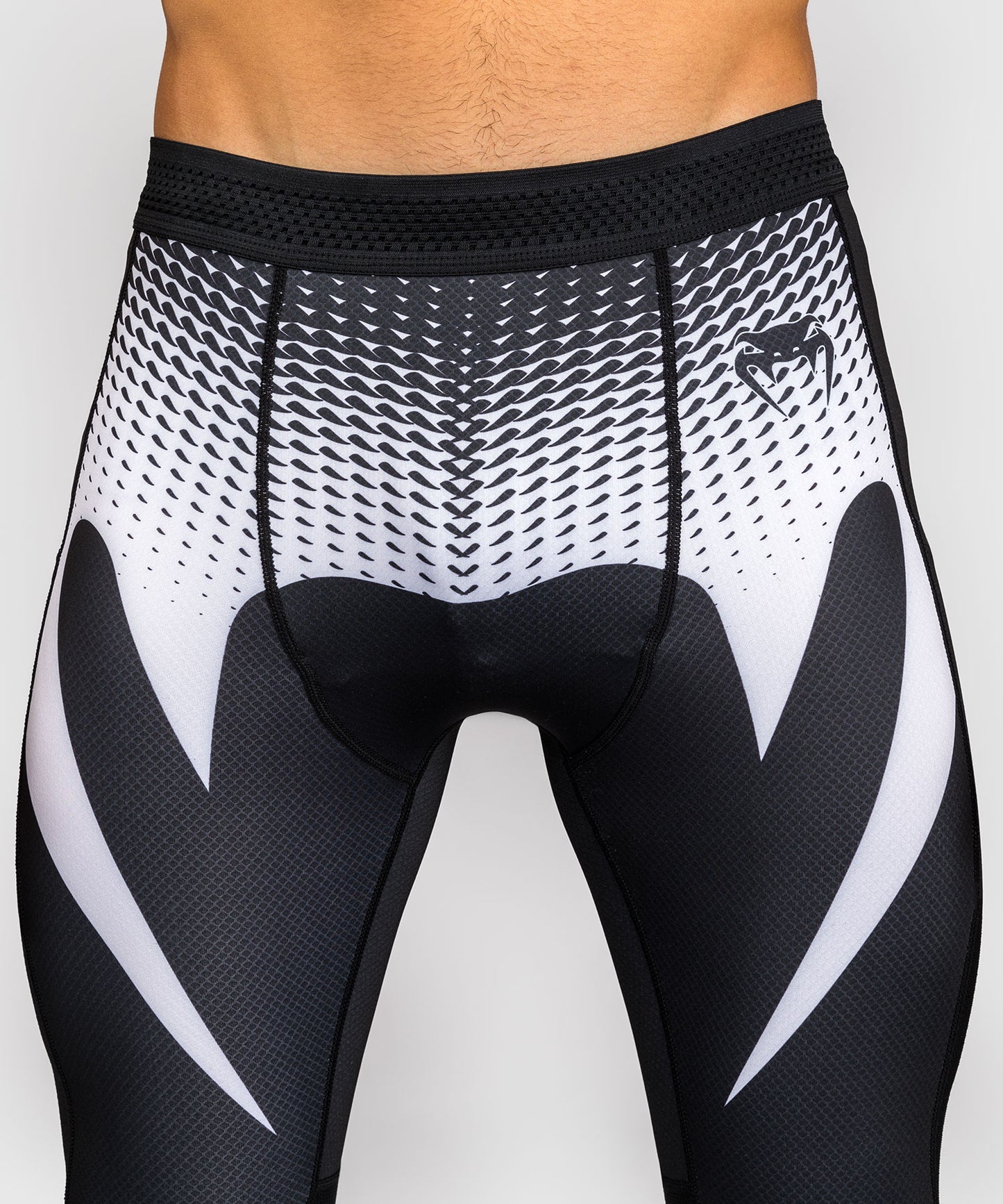 Venum No Gi Pantalones Ajustados - Negro/Blanco