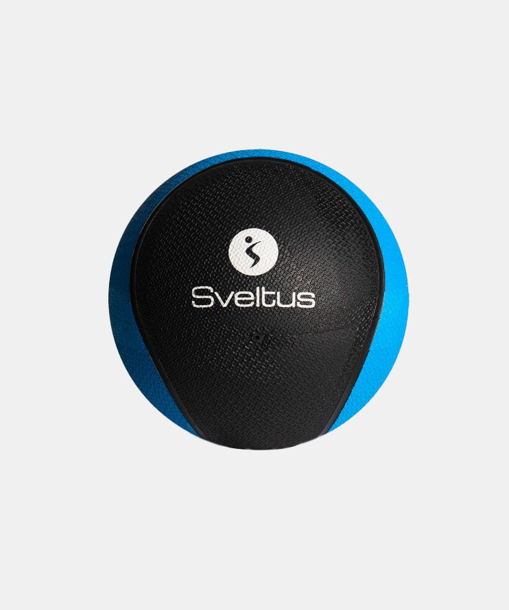 Sveltus Rubber Balón Medicinal - 2 Kg – Negro/Azul