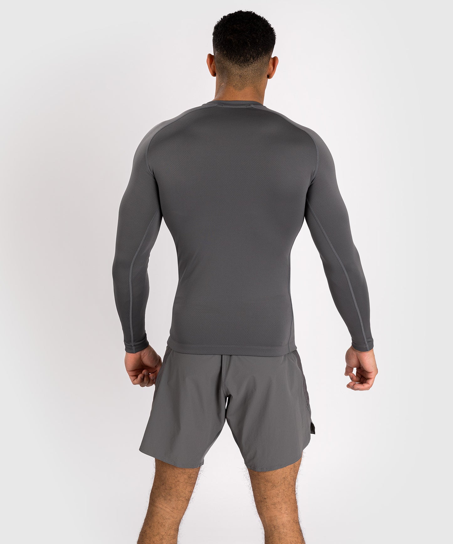 Rashguard à manches longues pour hommes Venum Contender - Gris