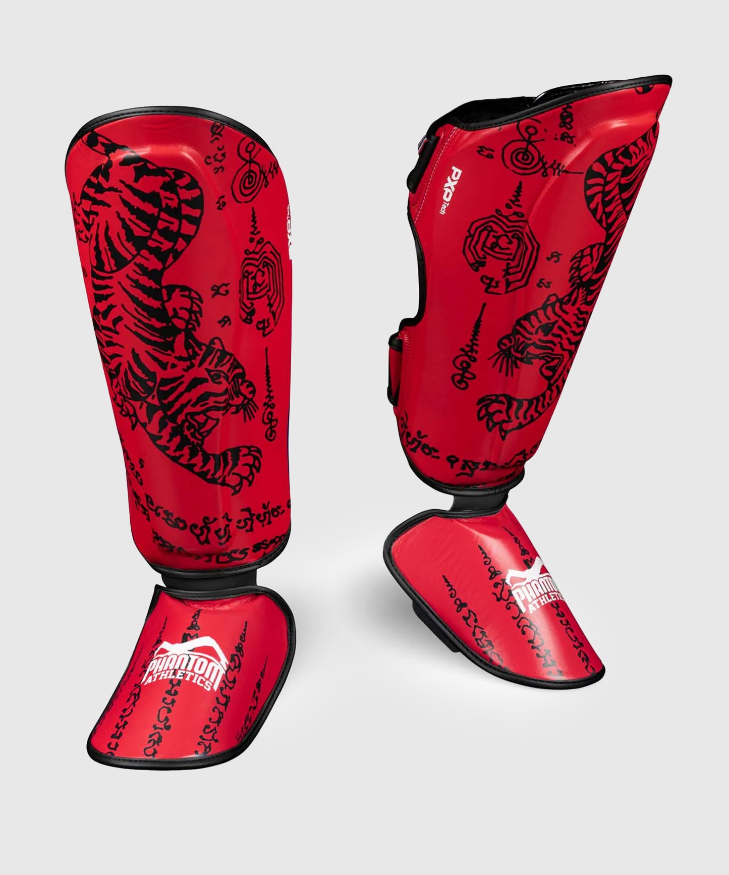 Phantom Athletics Muay Thai Shin Guards - Red
